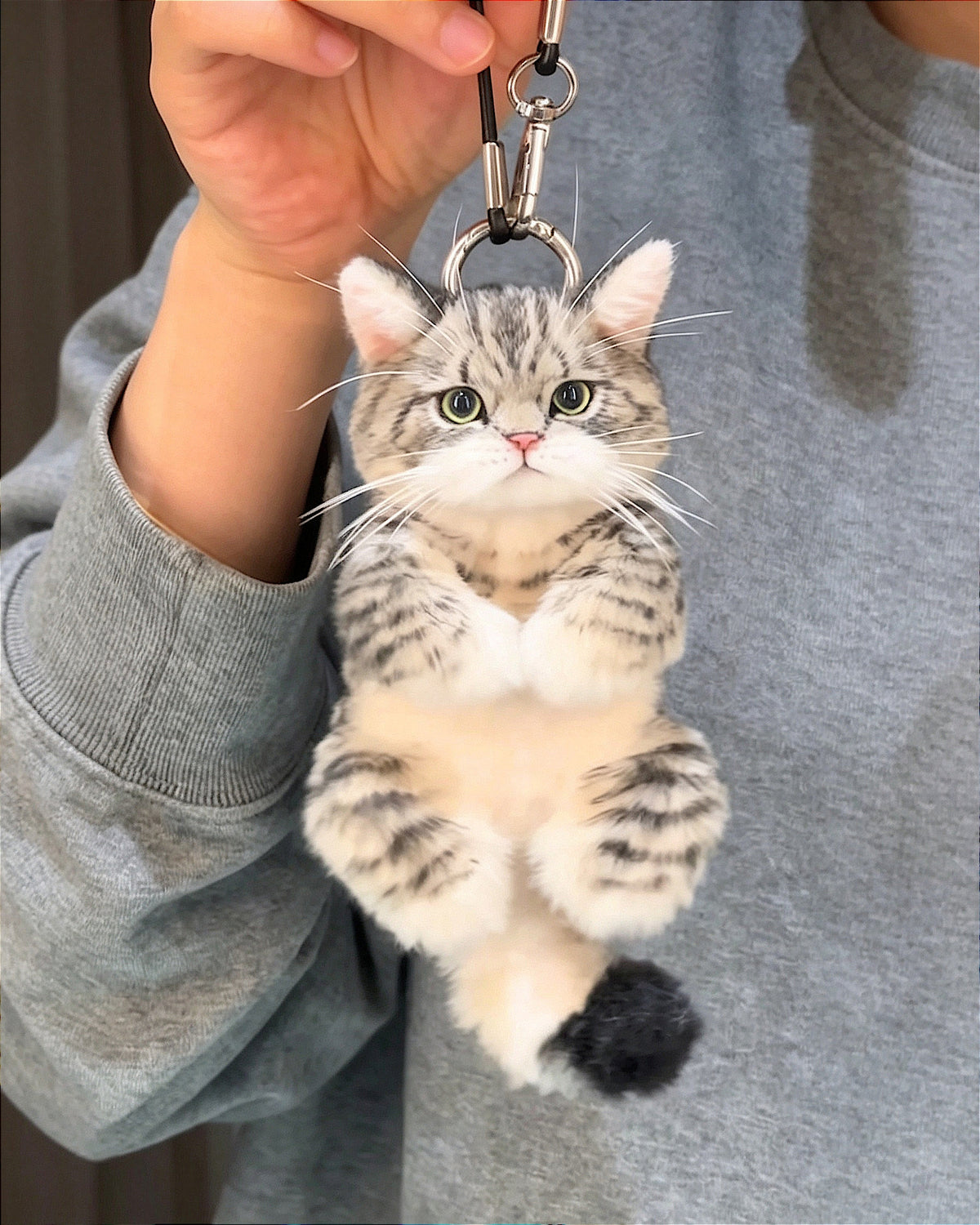 Custom Handmade Chenille Stem Pet Charm - Portable Plush Keychain &amp; Keepsake