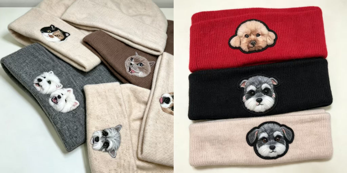 Custom Needle-Felted Pet Hat