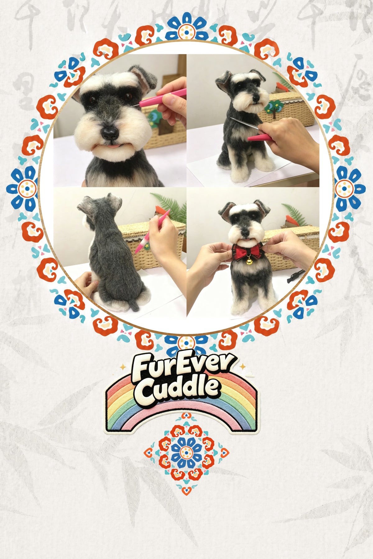 Custom Needle Felted Pet Figurine