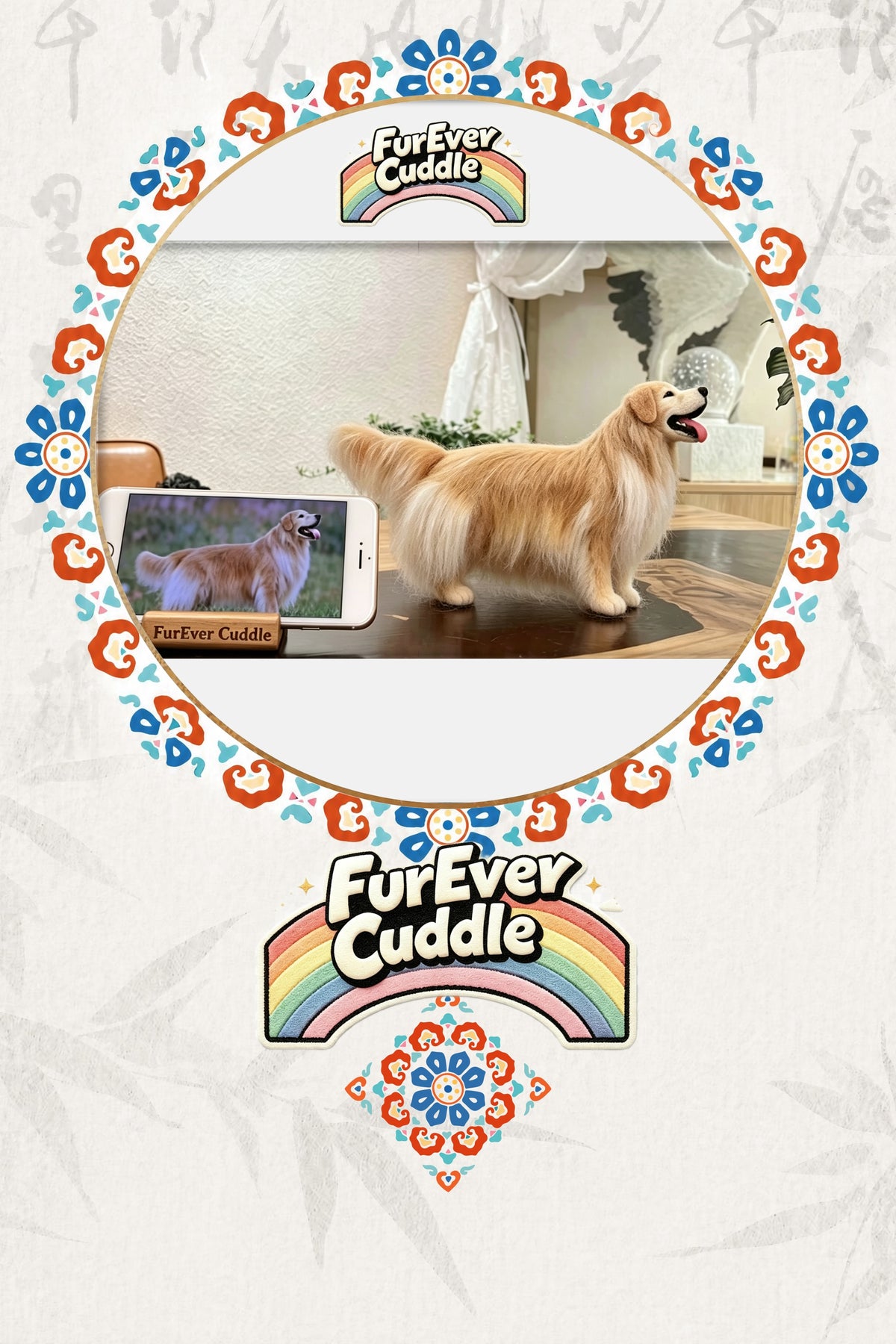 Custom Needle Felted Pet Figurine